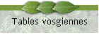 Tables vosgiennes